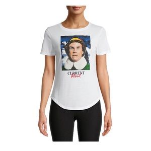 Elf Juniors' Current Mood Holiday Graphic T-Shirt